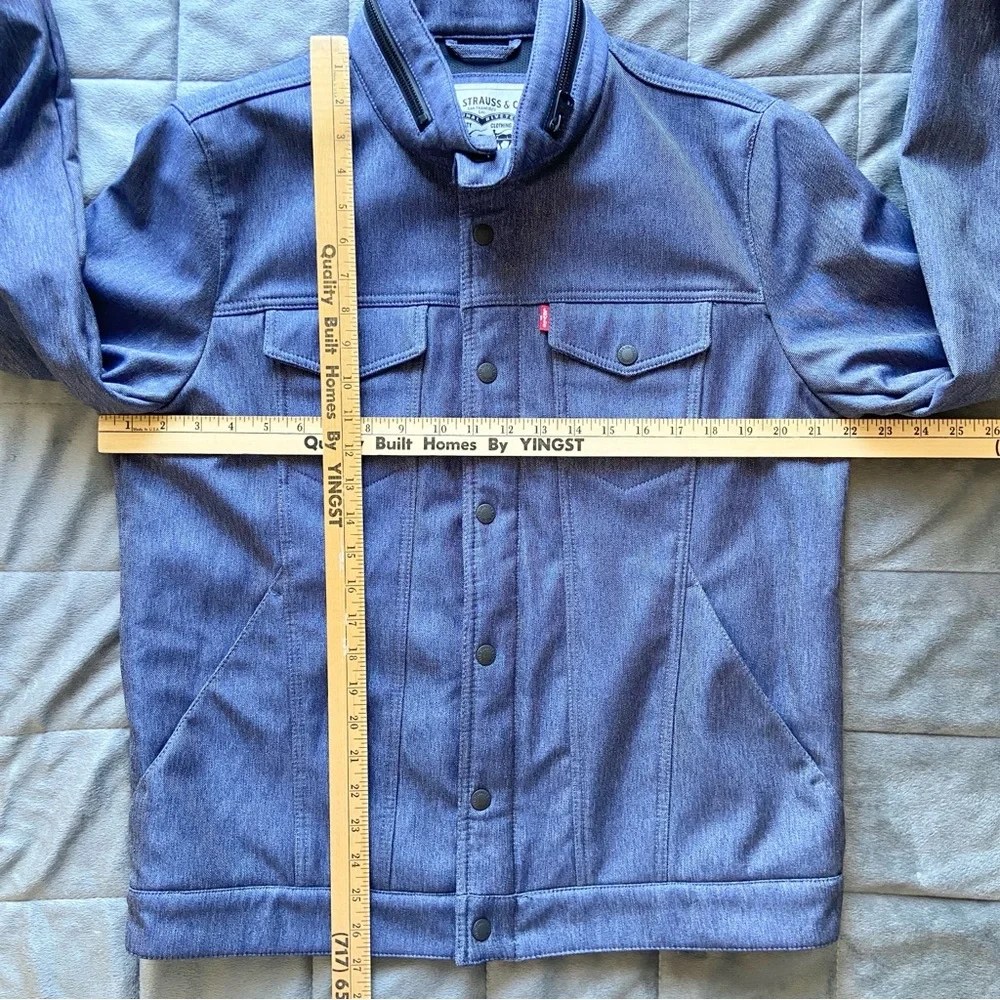 Levi's Men's Soft Shell Stand Collar Commuter Trucker Jacket Size Medium